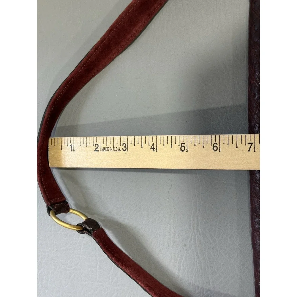 Sarien Boston Womens  Leather handbag Burgundy Vintage D. Brev‎